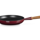Cast Iron Signature Frying Pan with Wooden HandleGarnet image number 1